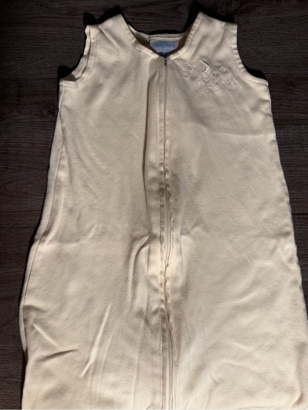 HALO Sleeveless Cream Sleep Sack Pajamas